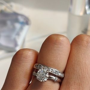 Tiffany Co diamond 3mm diamond ring platinum